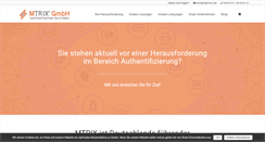 Desktop Screenshot of mtrix.de