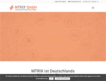 Tablet Screenshot of mtrix.de